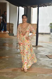 Kajol snapped promoting her film Maa