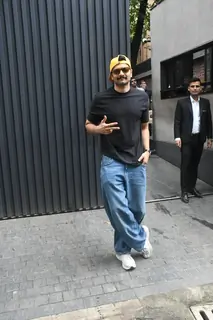 Ali Fazal snapped at excel office in Bandra