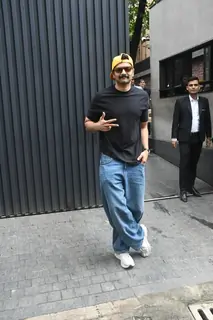 Ali Fazal snapped at excel office in Bandra