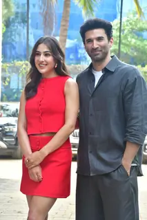 Aditya Roy Kapur and Sara Ali Khan snapped promoting Metro In Dino