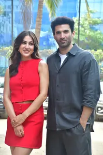 Aditya Roy Kapur and Sara Ali Khan snapped promoting Metro In Dino