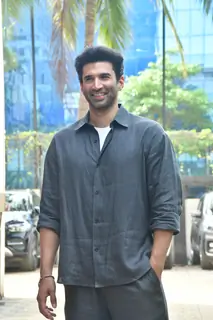 Aditya Roy Kapur snapped promoting Metro In Dino