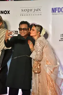 Rekha and A.R. Rahman graces the re-release premiere of 'Umrao Jaan'