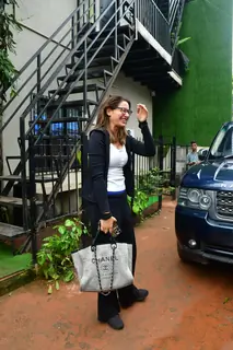 Nargis Fakhri snapped in the city
