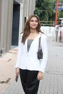Saiee Manjrekar spotted in the city