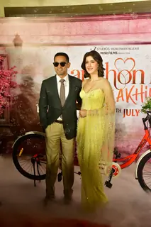 Vikrant Massey and Shanaya Kapoor grace at the trailer launch of Aankhon Ki Gustaakhiyan