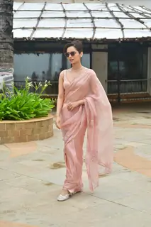 Manushi Chhillar  snapped promoting their film Maalik