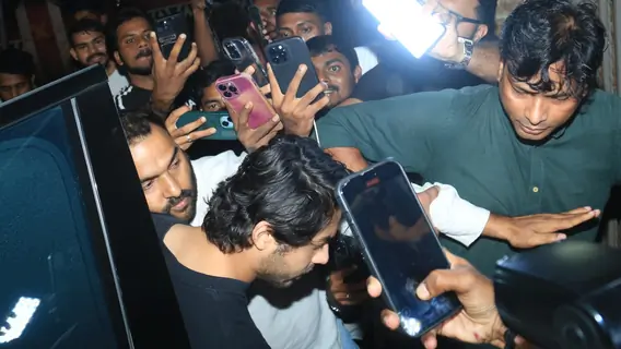 Aryan Khan snapped in the city