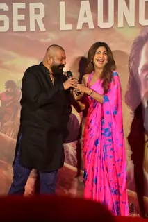 Sanjay Dutt and Shilpa Shetty attend the teaser launch of KD The Devil