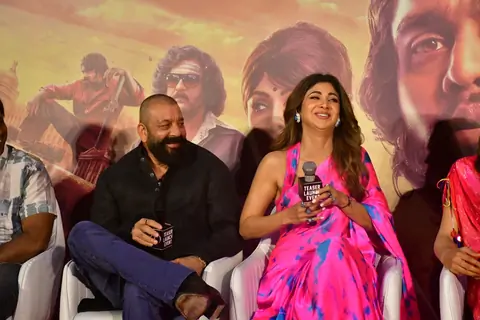 Sanjay Dutt and Shilpa Shetty attend the teaser launch of KD The Devil