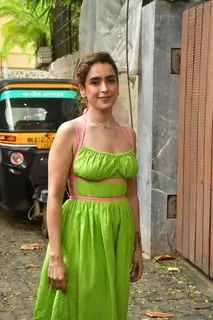 Sanya Malhotra spotted in Juhu