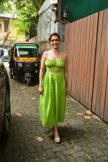 Sanya Malhotra spotted in Juhu