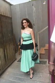 Sanya Malhotra snapped in Khar