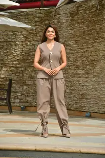 Mrunal Thakur snapped promoting Son of Sardaar 2