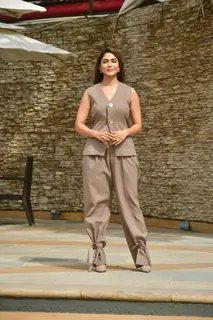 Mrunal Thakur snapped promoting Son of Sardaar 2