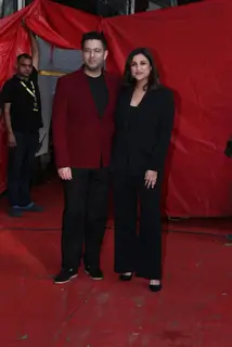 Parineeti Chopra and Raghav Chadha spotted at the sets The Kapil Sharma Show
