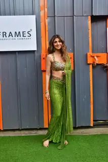 Shilpa Shetty snapped at the sets of SUPER DANCER chapter 5