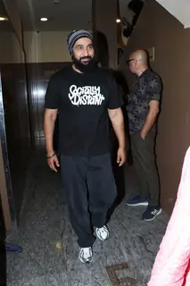 Raj Kundra spotted with family at Juhu PVR