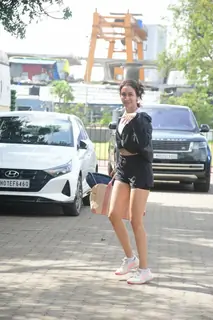 Shreya Chaudhary spotted in Bandra