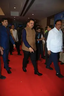 Devendra Fadnavis spotted at an award function
