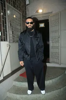 Ranveer Singh Snapped at Dubbing Studio In Bandra