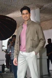 Sidharth Malhotra snapped promoting their upcoming fim Param Sundari on the sets The Kapil Sharma Show