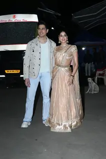 Sidharth Malhotra and Janhvi Kapoor snapped promoting ‘‘Param Sundari’ on the sets of Super Dancer 5