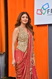 Shilpa Shetty snapped on sets of Super Dancer 5