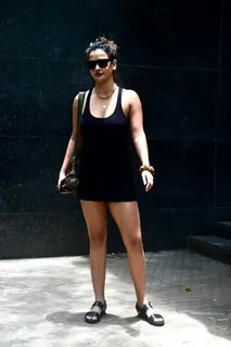Aisha Sharma  snapped outside a clinic in Santacruz
