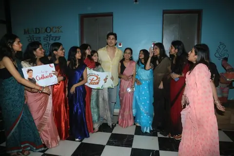 Sidharth Malhotra snapped promoting 'Param Sundar' at Maddock Office