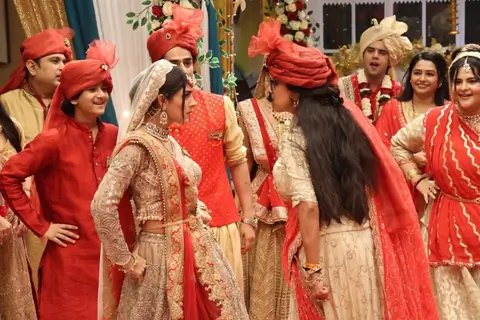 BTS from the sets of Anupamaa