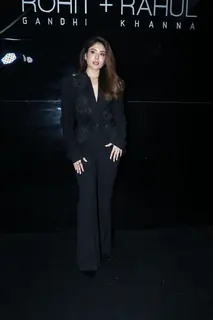 Kritika Kamra  snapped at the launch of Rohit Gandhi + Rahul Khanna’s new flagship store