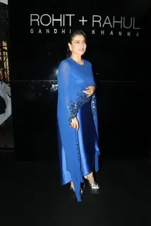 Kajol  snapped at the launch of Rohit Gandhi + Rahul Khanna’s new flagship store