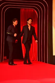 Shah Rukh Khan and Aryan Khan attends The Ba***ds of Bollywood preview launch