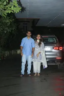  Rakul Preet Singh, Jackky Bhagnani, Bhushan Kumar and others at Bhagnani House for Ganpati darshan in Bandra