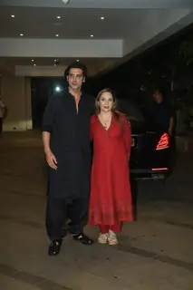  Rakul Preet Singh, Jackky Bhagnani, Bhushan Kumar and others at Bhagnani House for Ganpati darshan in Bandra