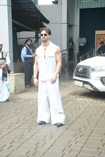 Tiger Shroff  spotted at Kalina airport fo Baaghi 4 promotions 