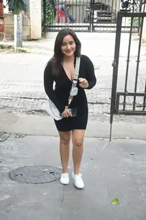 Neha Sharma snapped in the city