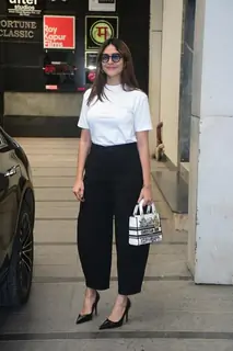 Mrunal Thakur snapped in the city