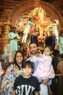 Arpita Khan Sharma and Aayush Sharma snapped at Lalbaugcha Raja