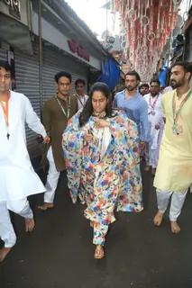 Arpita Khan Sharma and Aayush Sharma snapped at Lalbaugcha Raja