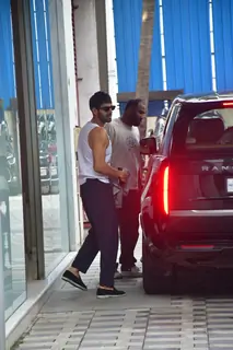 Kartik Aaryan  spotted at t-series office in Andheri