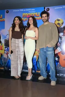 Karan Tacker and Saachi Bindra grace at the premiere of Mannu Kya Karegga