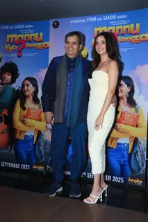 Subhash Ghai and Saachi Bindra grace at the premiere of Mannu Kya Karegga