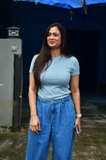 Shweta Tiwari snapped outside a dance class