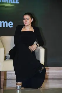 Kajol snapped at the exclusive trailer launch of the Unscripted Original 'Two Much with Kajol and Twinkle'