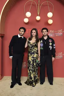 Seema Sajdeh, Arhaan Khan and Nirvaan Khan grace the premiere of The Ba***ds Of Bollywood