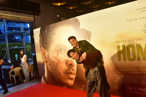 Ishaan Khatter and Vishal Jethwa snapped at the Homebound press conference