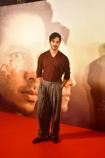 Ishaan Khatter snapped at the Homebound press conference
