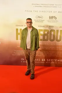Neeraj Ghaywan snapped at the Homebound press conference